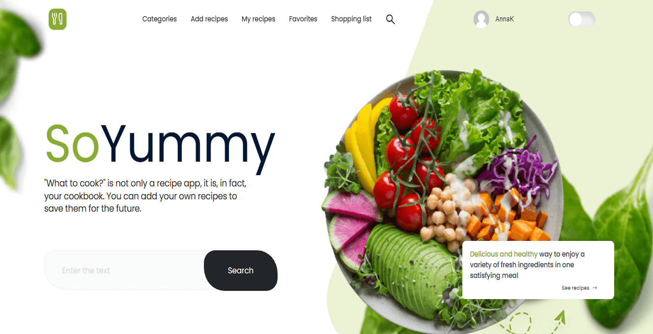 SoYummy: A React Recipe App